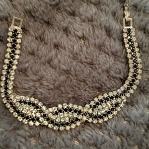 Black sapphire tennis bracelet